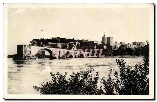 Avignon Cartes postales Bords du Rhone et pont Saint Benezet