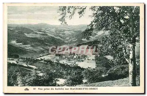 Cartes postales Vue prise du Kablin sur Hachimette Orbey