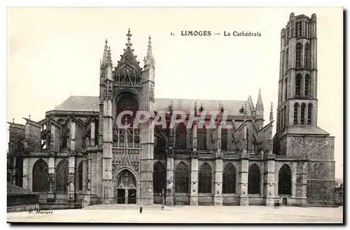 Limoges Cartes postales La cathedrale