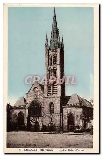 Limoges Ansichtskarte AK Eglise Saint Pierre