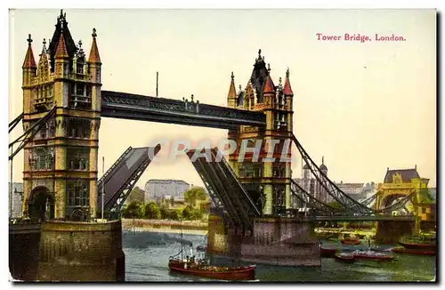 Grande Bretagne Tower bridge London Londres Ansichtskarte AK