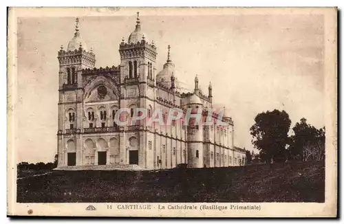 Tunisie CArthage Cartes postales Lac athedrale (basilique primatiale)