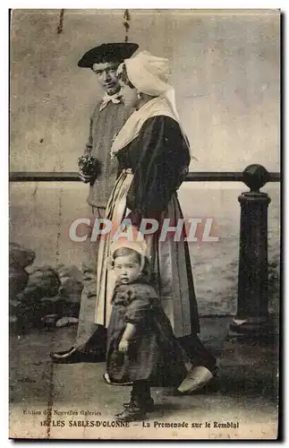 SAbles d'olonne Cartes postales Promenade sur le remblai