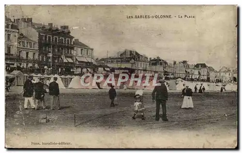 SAbles d&#39olonne Cartes postales La plage