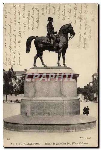 La Roche sur Yon Cartes postales Statue de Napoleon 1er Place d&#39armes