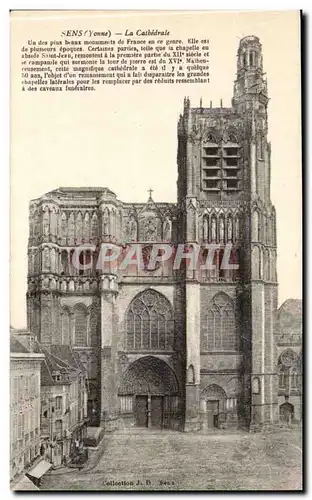 Yonne - Sens - La Cathedrale - Cartes postales