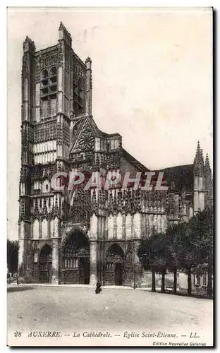 Auxerre - La Cathedrale - Eglise Saint Etienne- Ansichtskarte AK