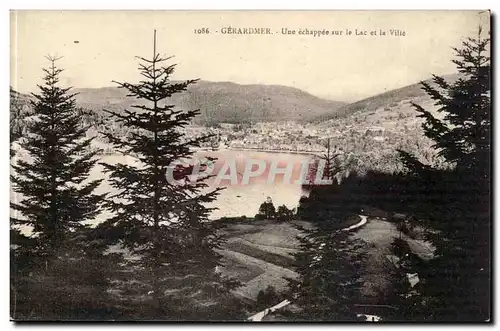 Gerardmer - Une echappee sur le Lac et la Ville - Ansichtskarte AK