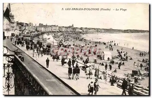 Les Sables d&#39Olonne - La Plage - Cartes postales