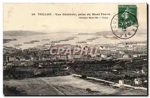 Toulon - Vue Generale prise du Mont Faron - Ansichtskarte AK