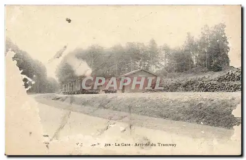 La Brosse - La Gare Arrivee du Tramway - Cartes postales