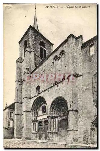 Avallon - Eglise Saint Lazare - Ansichtskarte AK