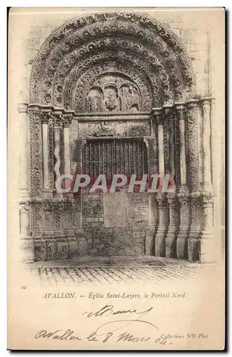 Avallon - Eglise Saint Lazare - Ansichtskarte AK