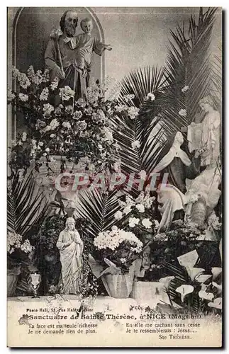 Nice - sanctuarie de Saint Therese En ele me cachant sans cesse jesus - Cartes postales