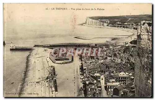 Le Treport - Vue Prise du Haut de la Falaise - Cartes postales