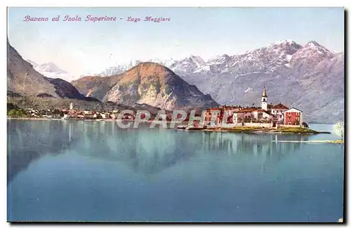 Italie - Italy - Lago Maggiore - Baveno ed Isola Superiore -Ansichtskarte AK