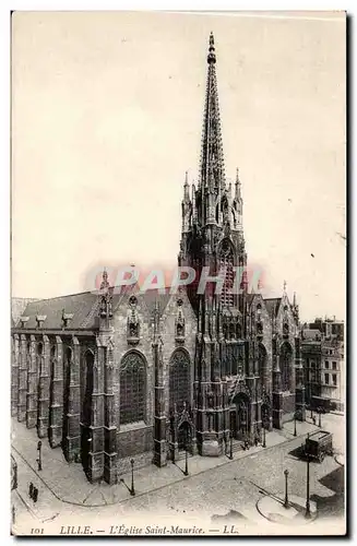 Lille - L&#39Eglise Saint Maurice - Cartes postales