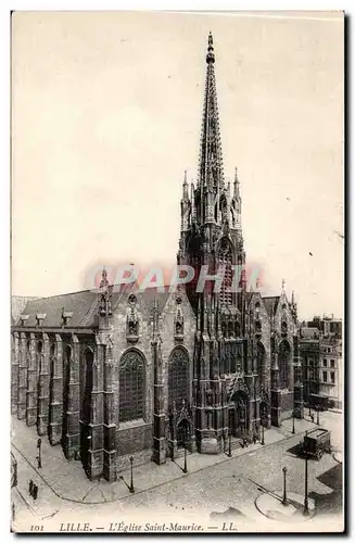Lille - L'Eglise Saint Maurice - Cartes postales