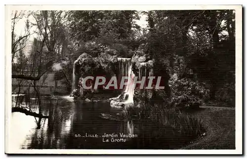 Lille - jardin Vauban La Grotte - Ansichtskarte AK