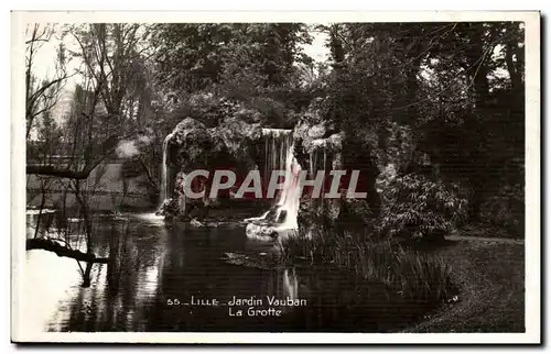 Lille - jardin Vauban La Grotte - Cartes postales