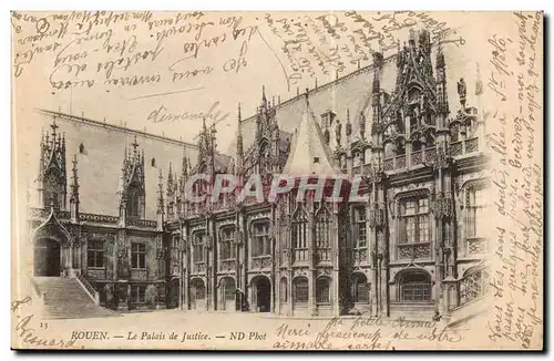 Rouen - Le Palais de Justice - Cartes postales