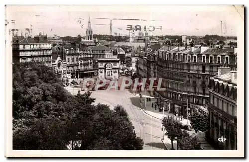 Dijon - Panorama de la place darcy - Ansichtskarte AK