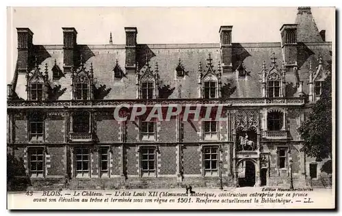 Blois Cartes postales Le chateau l&#39aile Louis XII