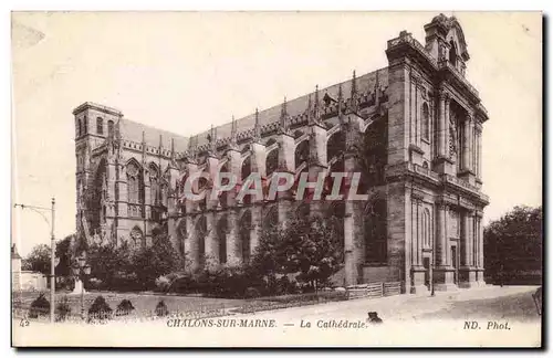 Chalons sur marne Cartes postales La cathedrale