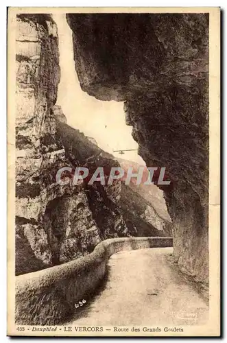 Le Vercors Ansichtskarte AK Route des grands goulets