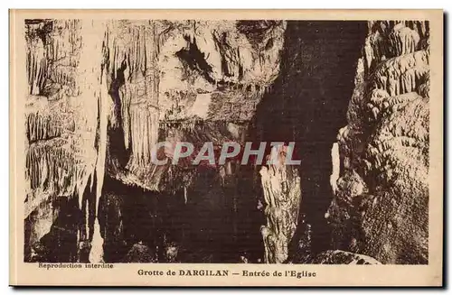 Cartes postales GRotte de Dargilan Cartes postales Entree de l'eglise