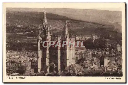 Cartes postales Mende La cathedrale