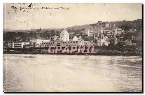 Evian les Bains Cartes postales Etablissement thermal