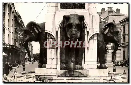 Chambery Cartes postales Elephants Fontaine par Sappey