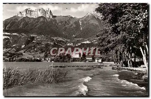 Lac d&#39Annecy Cartes postales Duingt Le chateau et les dents de Lanfon