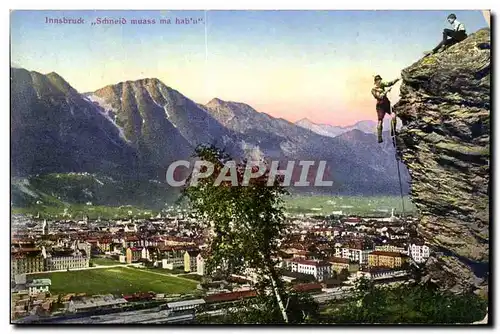 Autriche Asutria Osterreich Innsbruck Cartes postales M Schneiss muass ma habb