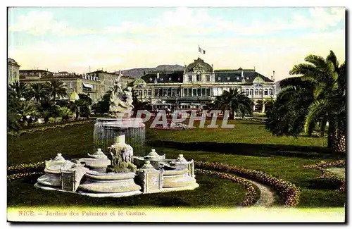 Nice - Jardins des Palmiers et le Casino - Cartes postales