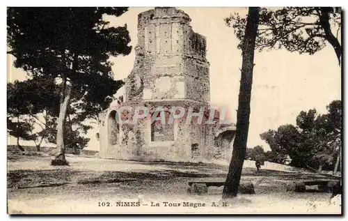 Nimes - La Tour Magne - Cartes postales