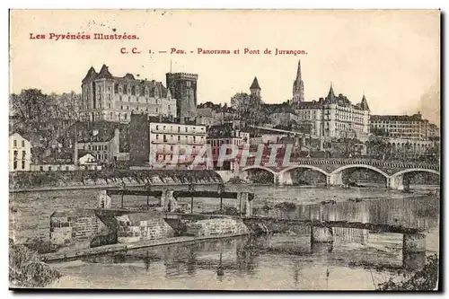 Pau - Panorama et Pont de Jurancon - Cartes postales