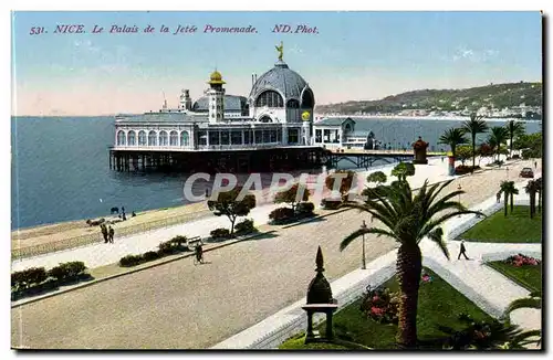 Nice - Le Palais de Justice de la Jetee Promenade - Ansichtskarte AK