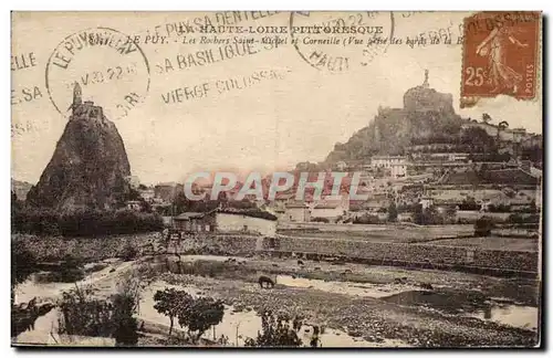 Le Puy - La Haute Loire Pittoresque - Les Rochers Saint Michel - Ansichtskarte AK