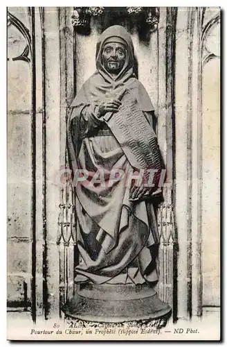 Albi Cartes postales Pourtour du choeur un prophete (sppose Esdras)