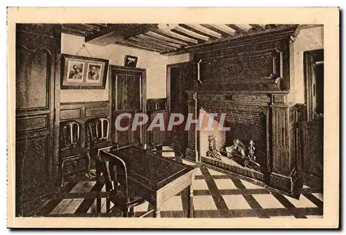 Cartes postales Vestibule des Bouissonnets Chemine ou Sainte Therese enfant deposait ses souliers la nuit de Noe