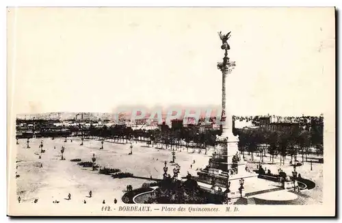 Bordeaux Cartes postales place de Quinconces