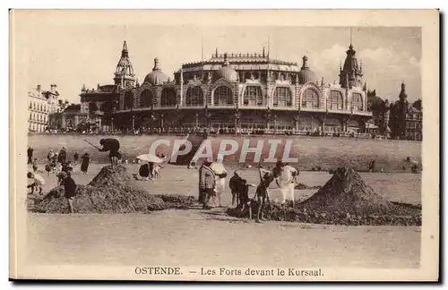 Belgique Ostende Ansichtskarte AK Les forts devant le Kursaal