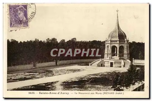 Sainte Anne d&#39Auvray Ansichtskarte AK Le monument aux morts (Menard)