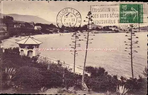 Toulon Cartes postales La plage des Sablettes