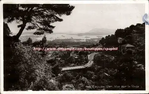 Toulon Cartes postales Vue sur la rade