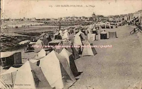 SAbles d&#39olonne Cartes postales La plage