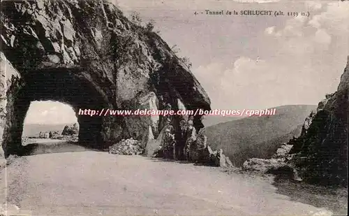 Cartes postales Tunnel de la Schlucht (1139m)