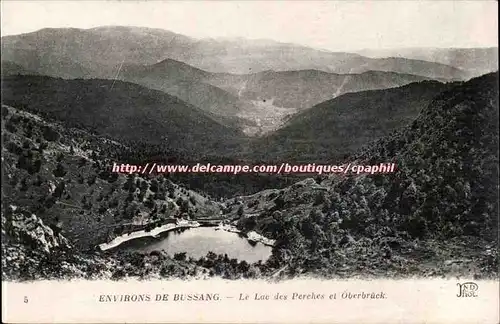 Environs de Bussang Cartes postales Le lac des perches et Oberburck